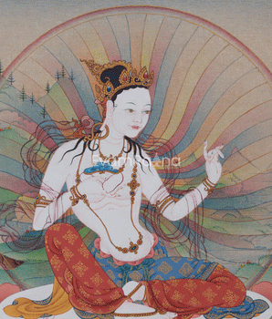 Sukha Siddhi Canvas Print | Deity of Blissful Wisdom | Digital Printing