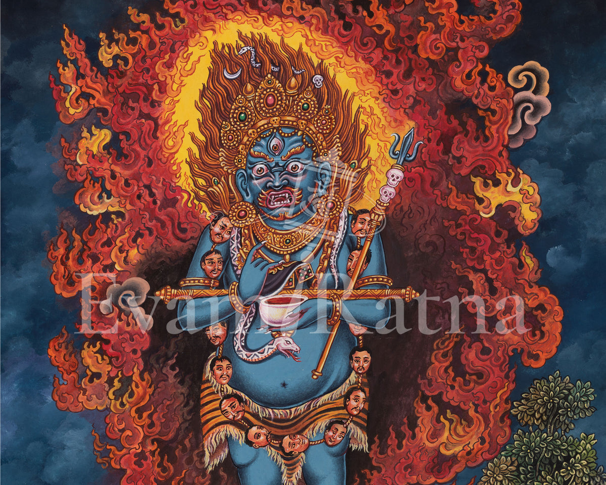 Sakya Mahakala Art | Protector of the Dharma | Destroyer of Illusion