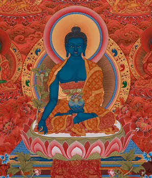 Healing Buddha With Dhyani Buddhas | Spiritual Healing & Balance