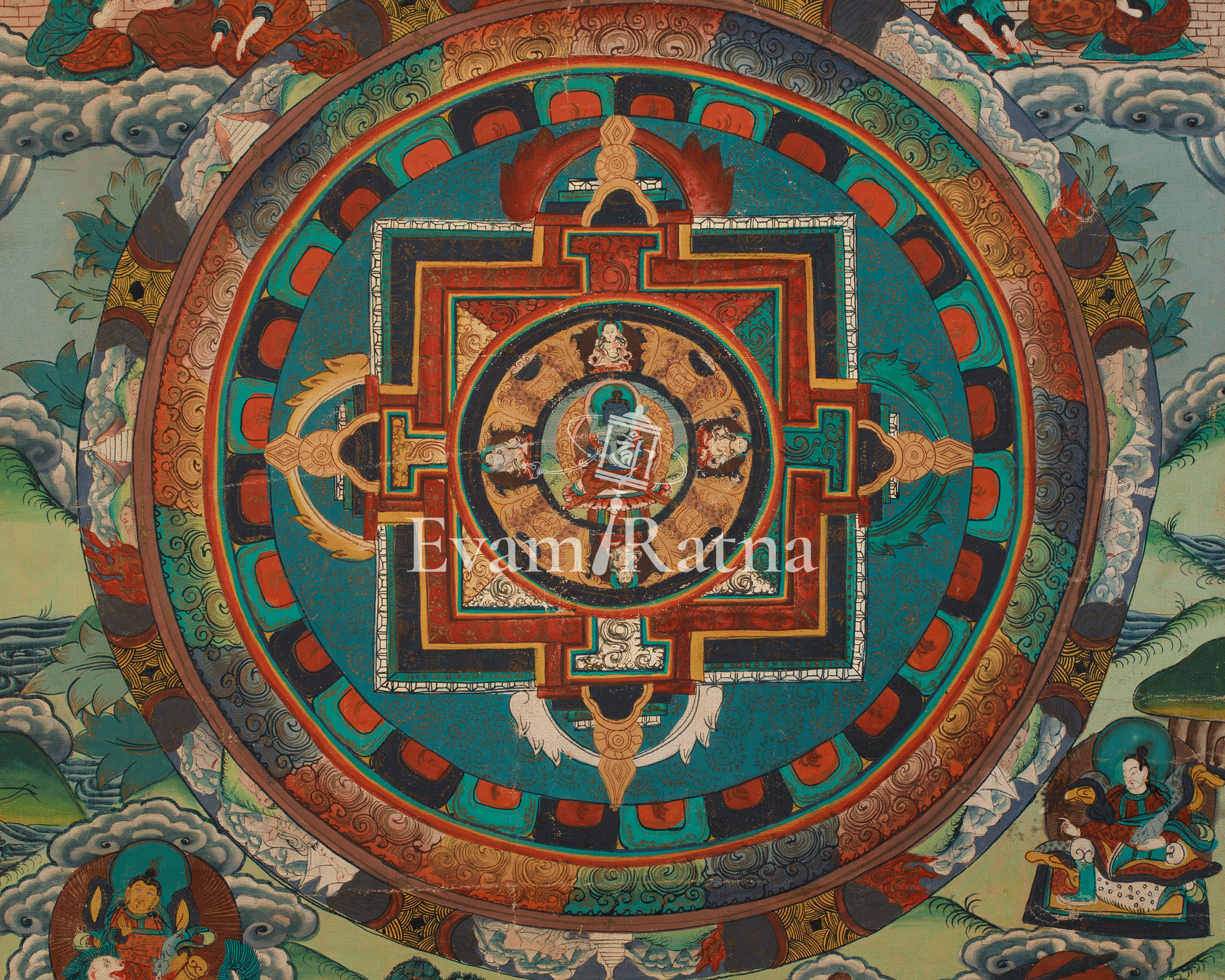 Traditional Art of Samantabhadra Mandala | Embodiment of Universal Benevolence