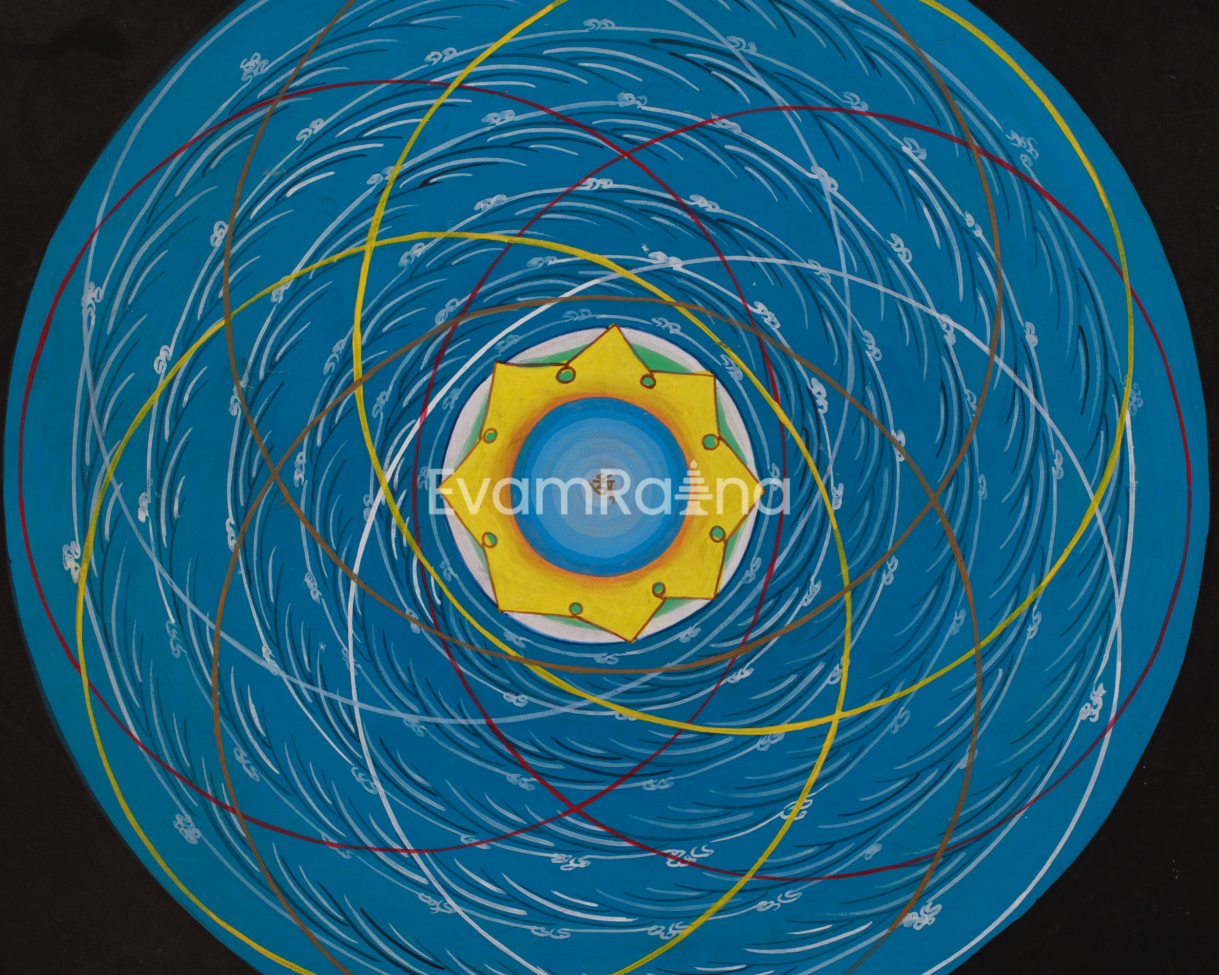 Divine Mantra Mandala | A Symbol of Spiritual Energy | The Path to Enlightenment
