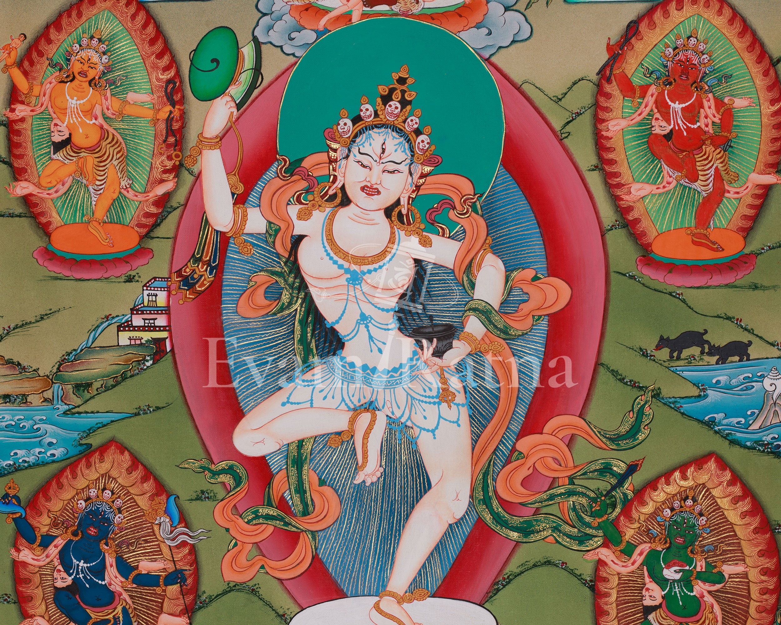 Machig Labdron Tibetan Art | Wisdom and Spiritual Liberation | Chod Lineage