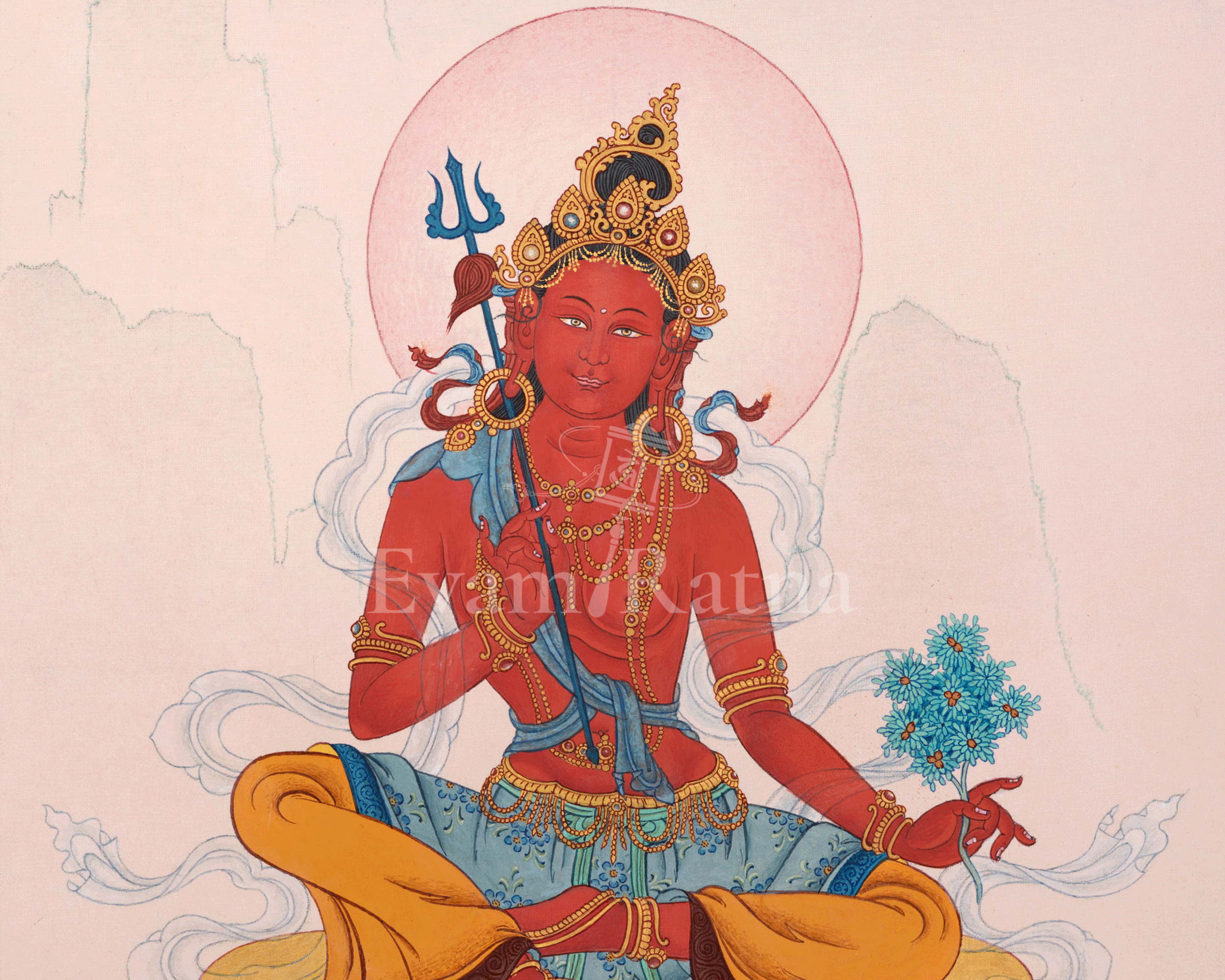 Raga Nisudana Tara | 21 Tara of Surya Gupta Thangka