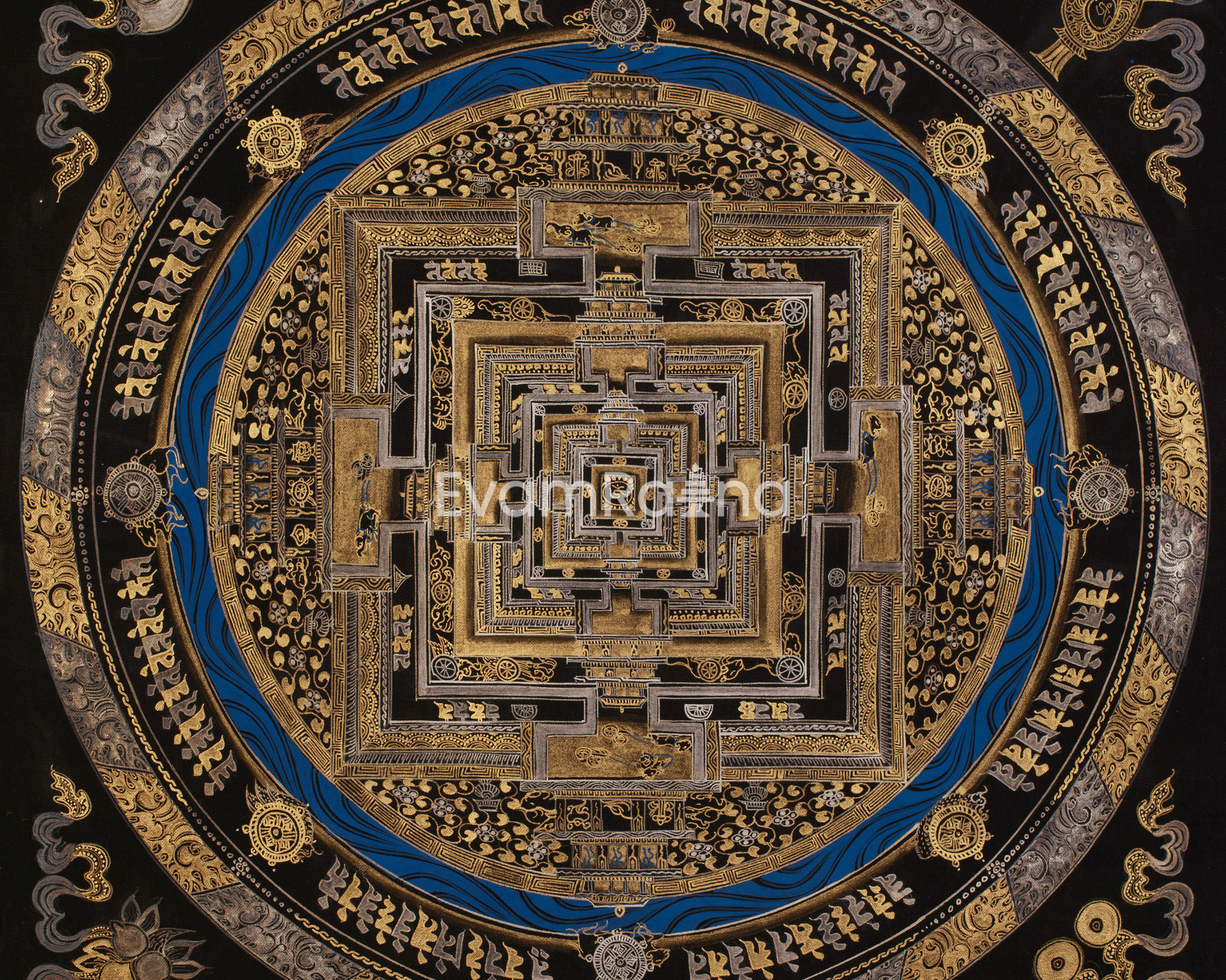 Himalayan Kalachakra Mandala Art | Sacred Energy of Time and Transformation