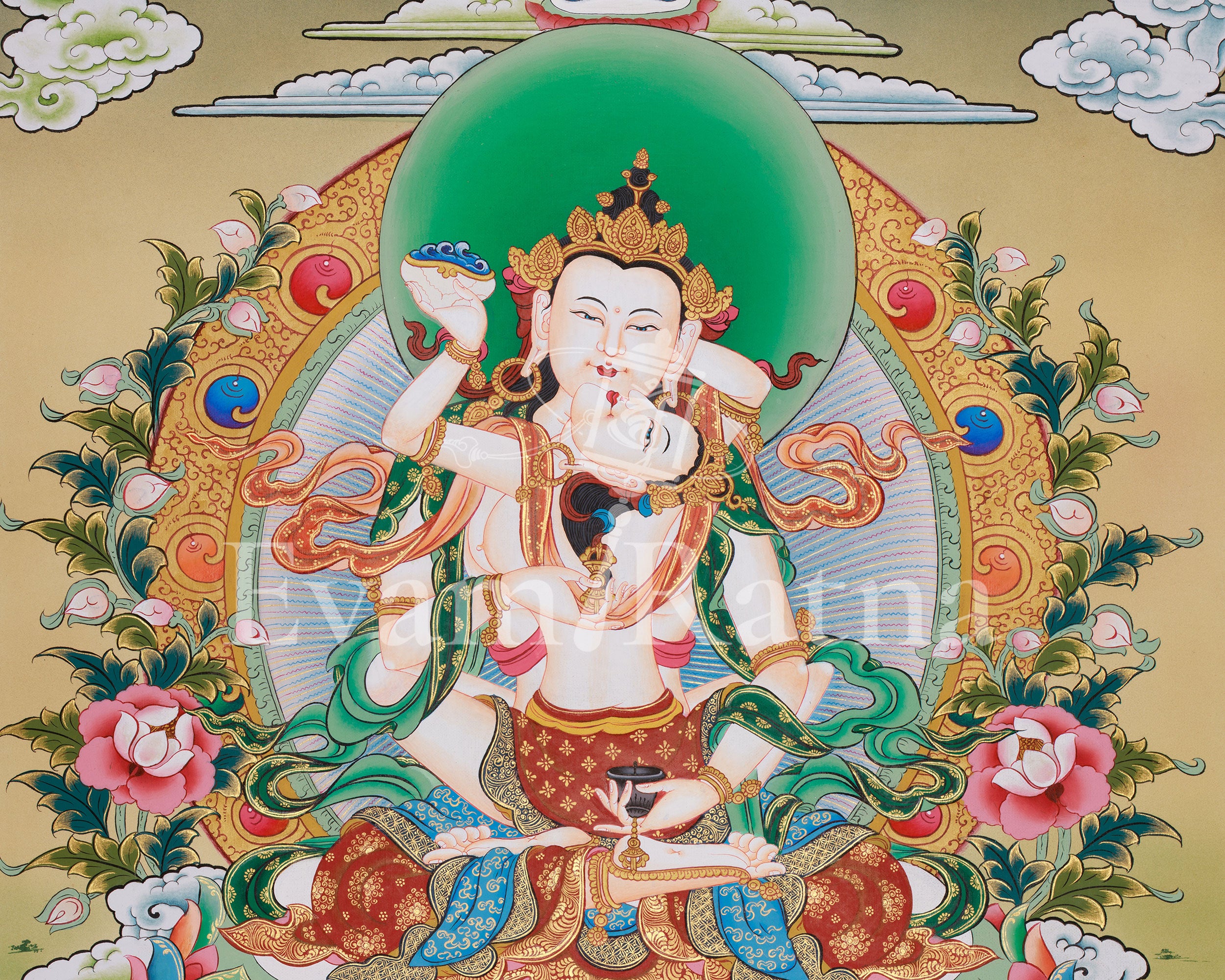 Vajrasattva Tibetan Artwork | The Ultimate State of Spiritual Purity | Diamond Being