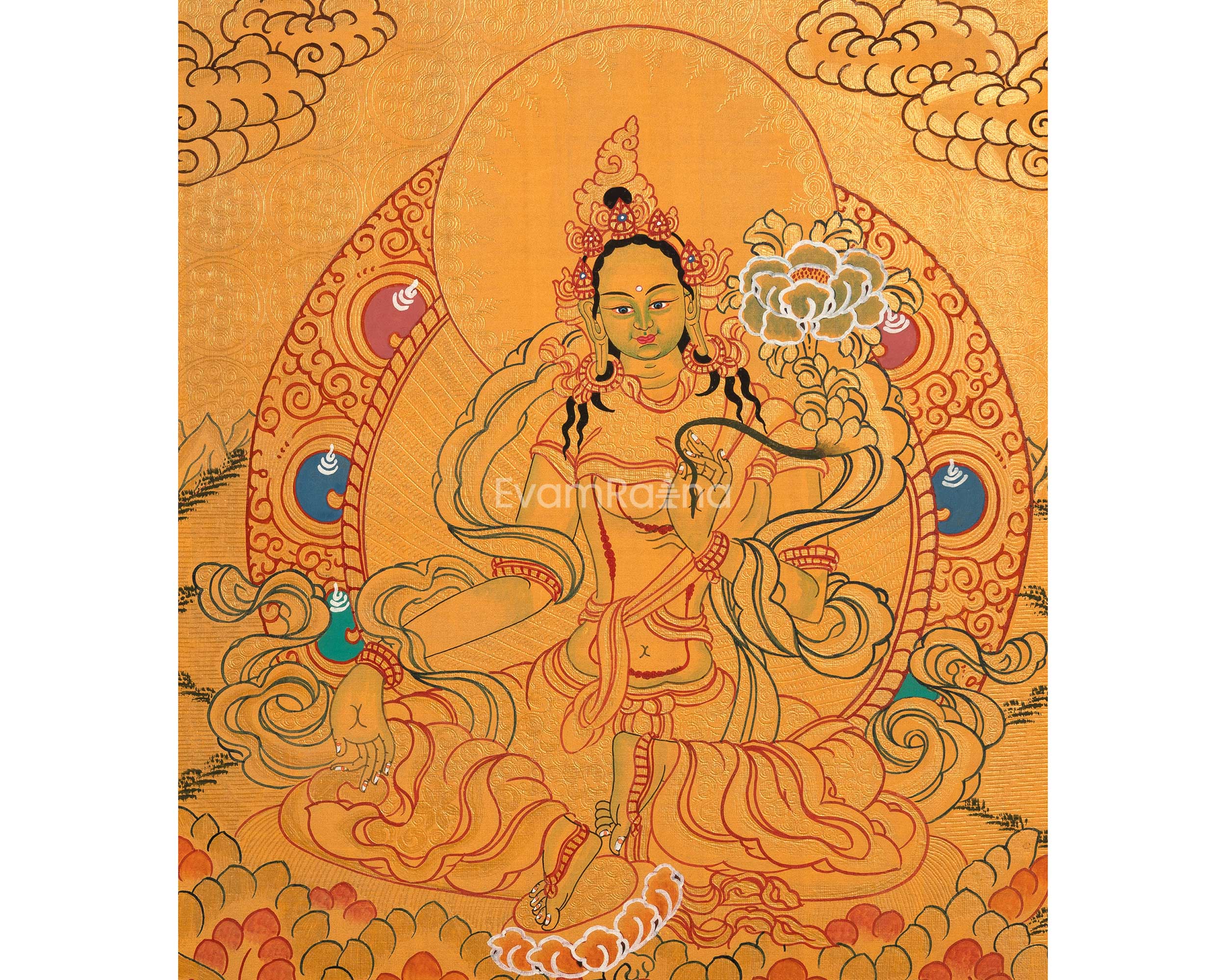 Goddess Green Tara Artwork | Protector, Healer & Symbol of Enlightened Action