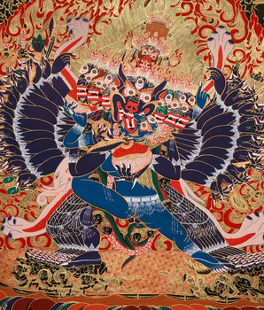 Vajrabhairava Yamantaka Thangka | The Wrathful Conqueror of Death