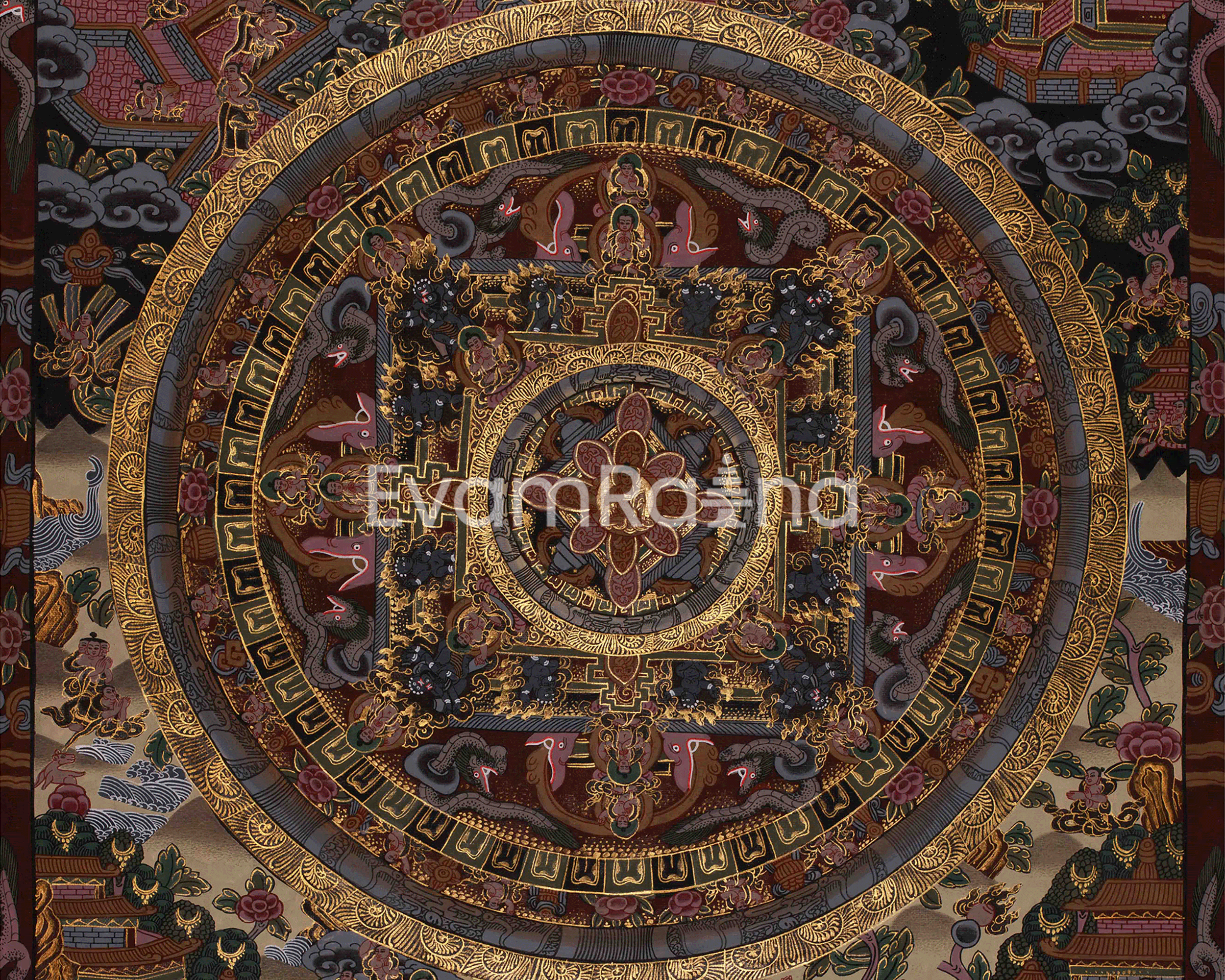 Tibetan Buddha Mandala | Symbolize Wisdom, Peace, and Awakening