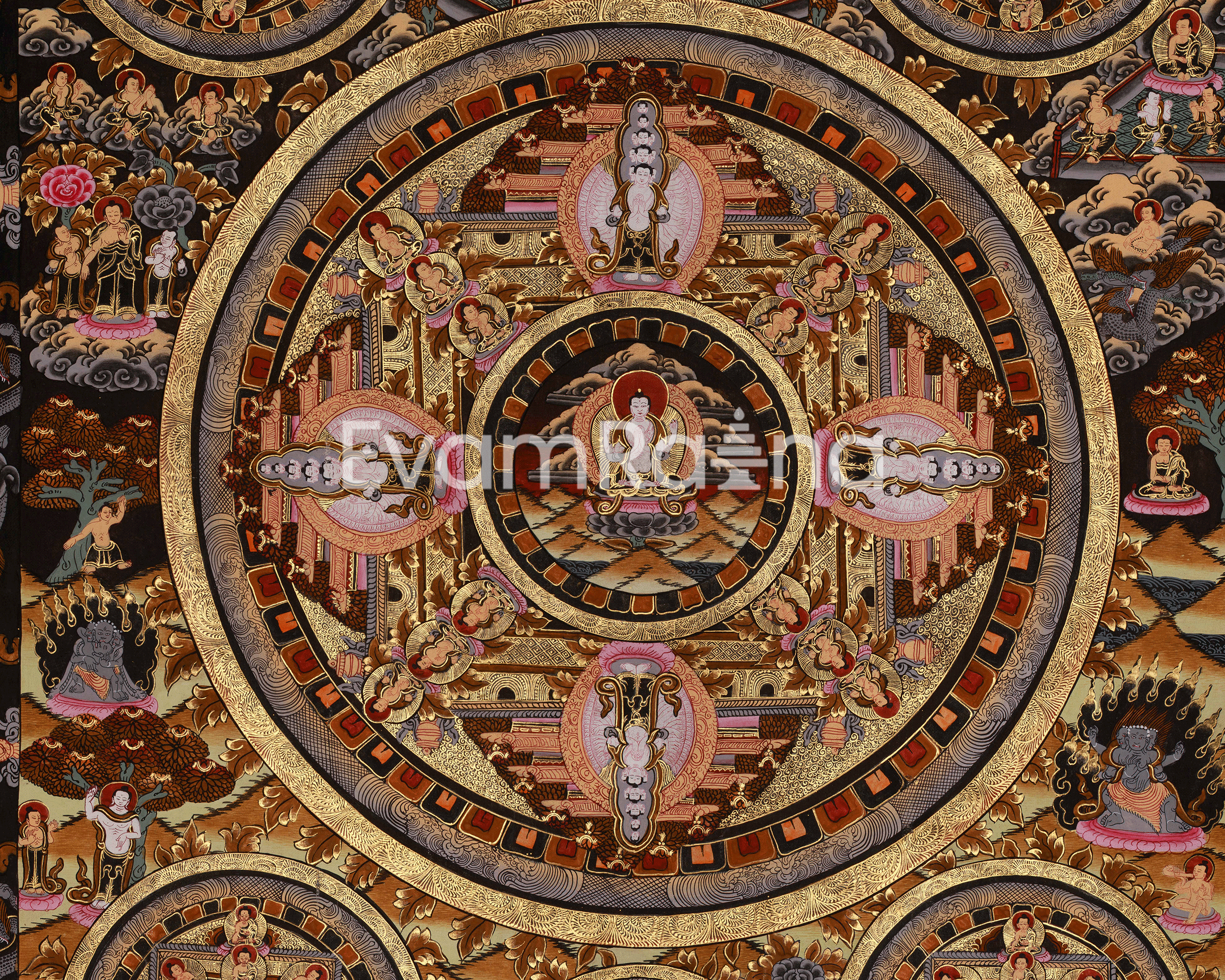 Sacred Chenrezig Mandala | Avalokiteshvara, the Bodhisattva of Compassion | Meditation Altar