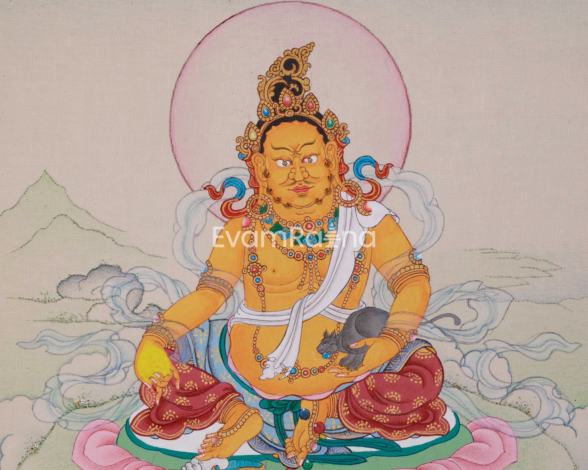 Sacred Art of Dzambhala | A Divine Symbol of Abundance and Prosperity