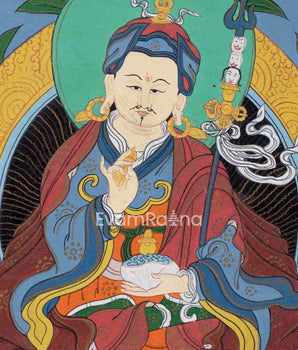 Vintage Guru Rinpoche Thangka | Padmasambhava Thangka