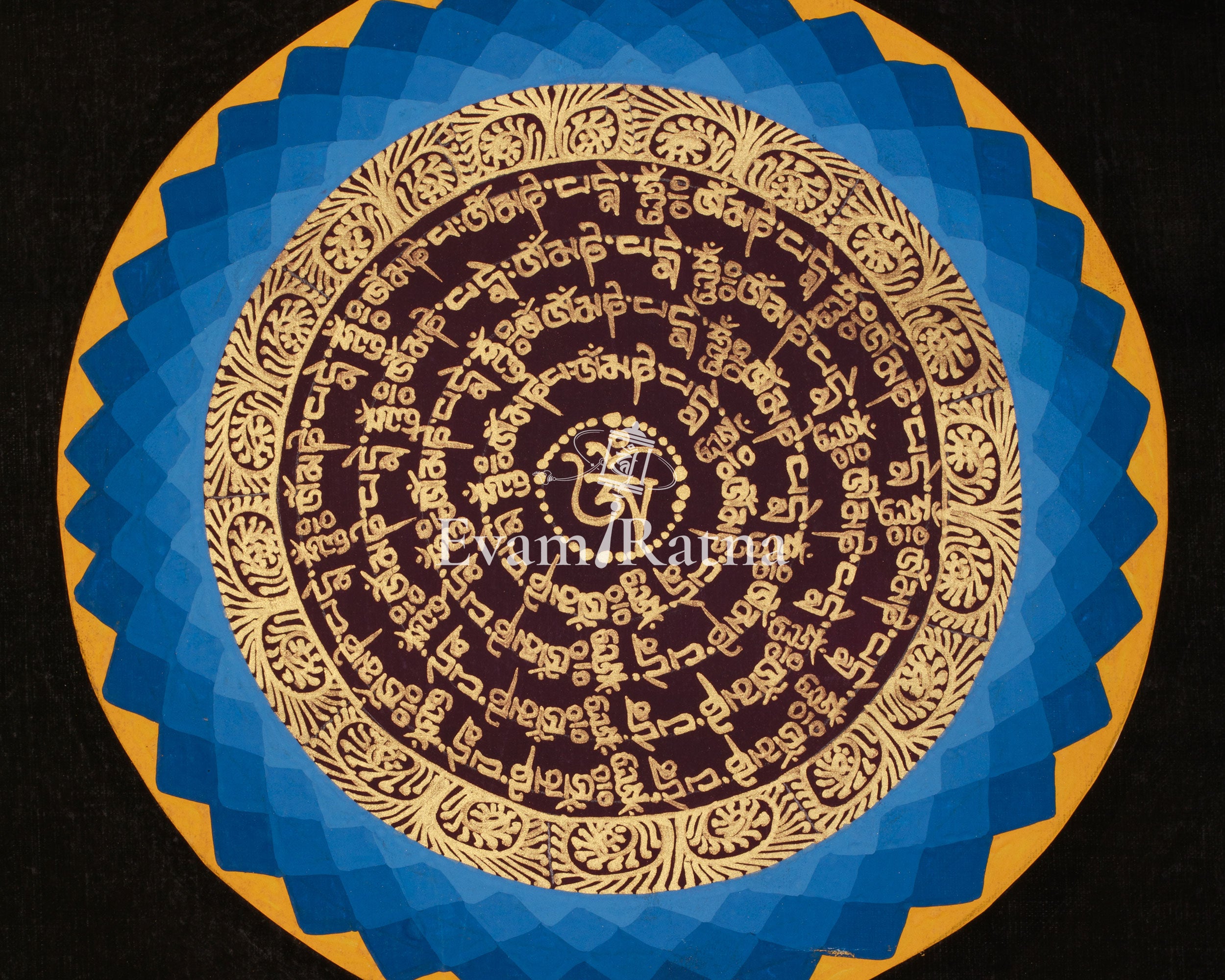 Himalayan Art of Mantra Mandala | Reflecting Concentration, Blessings, and Devotional Practice