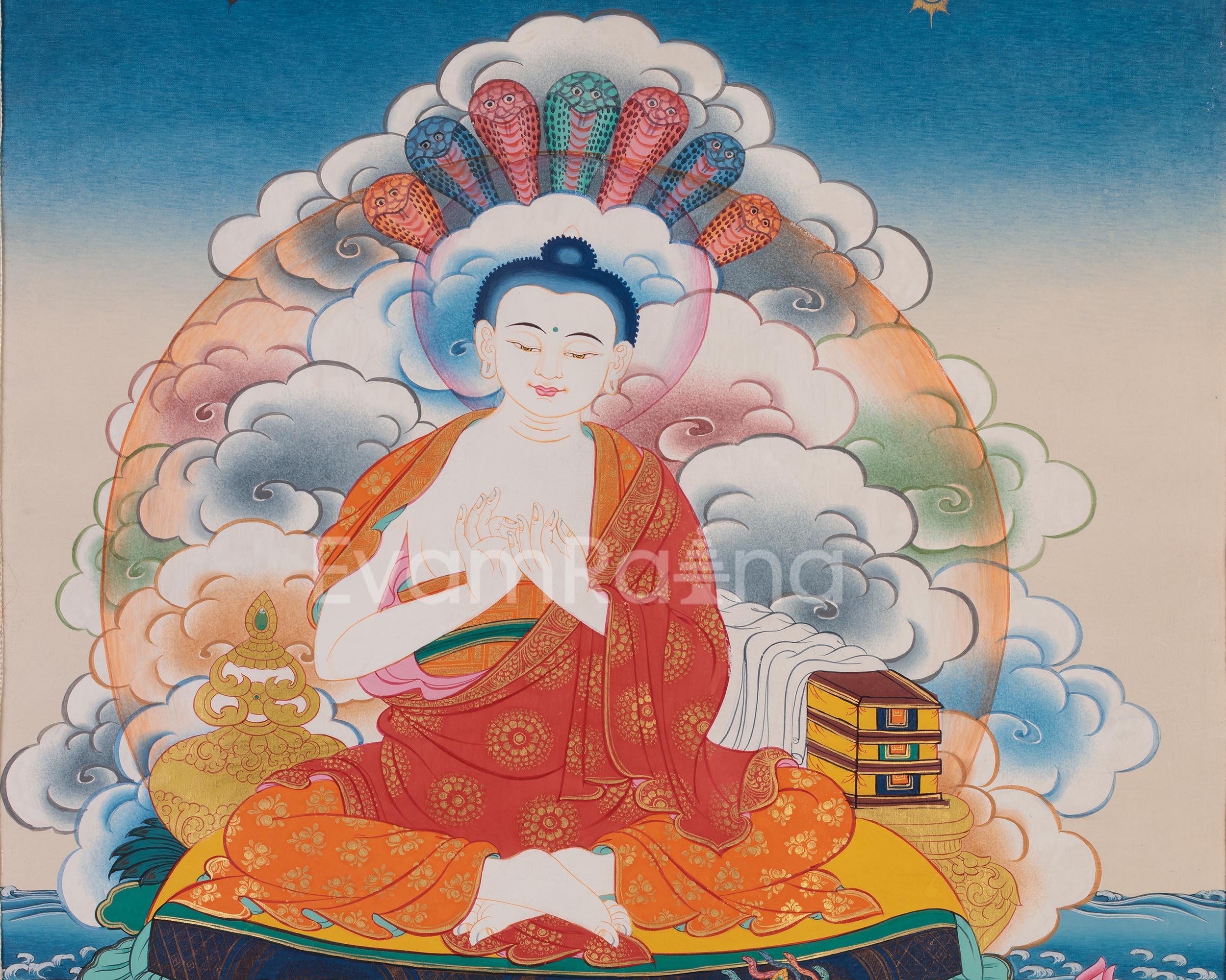 Nagarjuna Thangka | The Master of Madhyamaka Philosophy