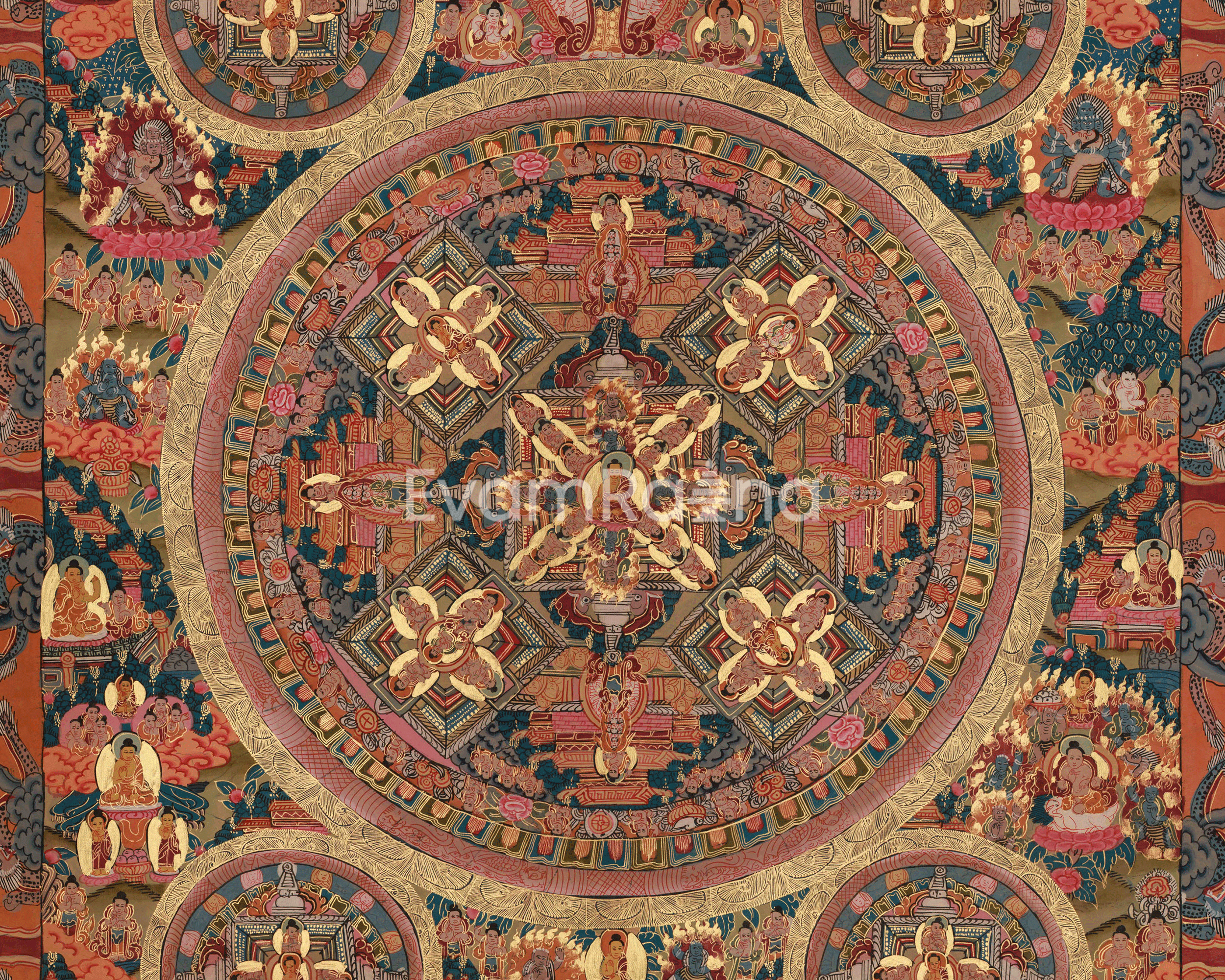 Traditional Buddha Mandala Art | A Sacred Path to Enlightenment