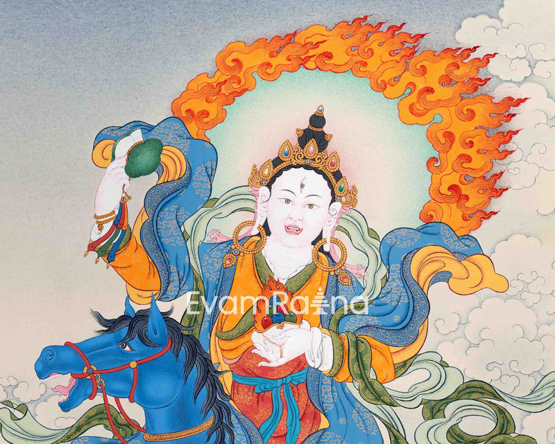 Achi Chokyi Drolma Thangka | Protector of Souls | Hand Painted Traditional Artwork
