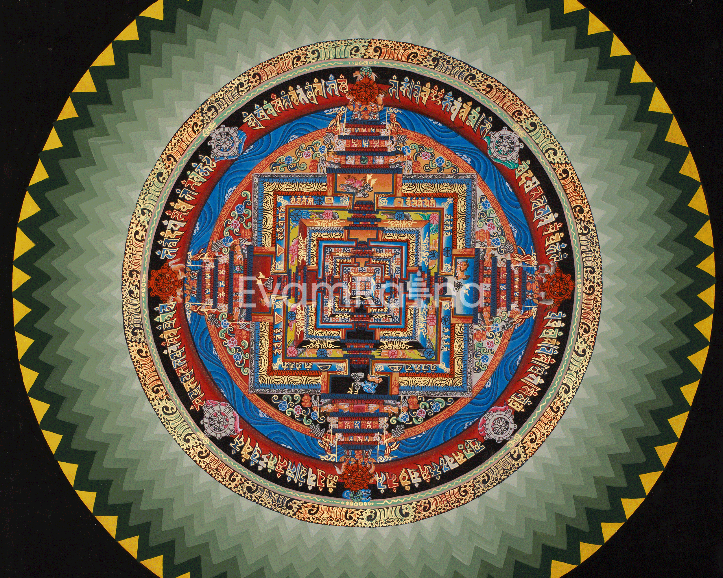 Tibetan Art of Kalachakra Mandala | Spiritual Focus and Inner Transformation