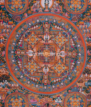 Buddha Mandala Thangka | Tibetan Thangka Art