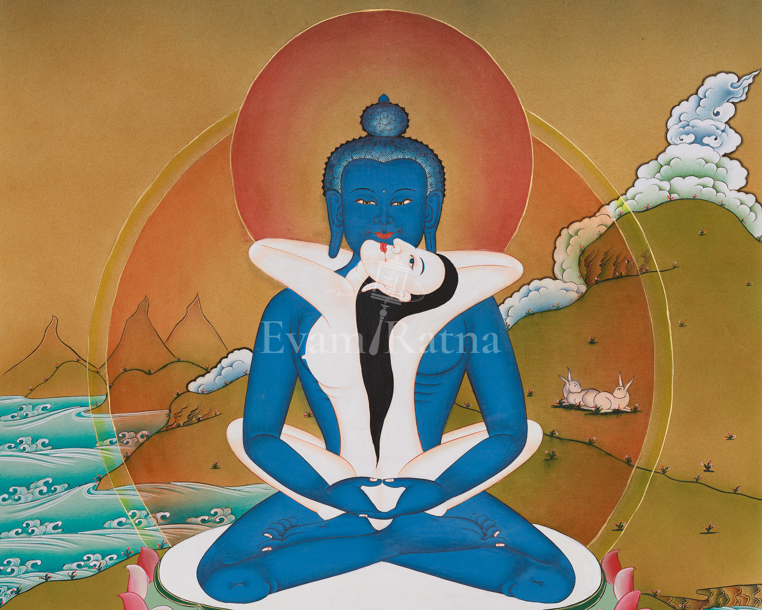 Samantabhadra Buddhist Art | Enlightened Wisdom and Purity