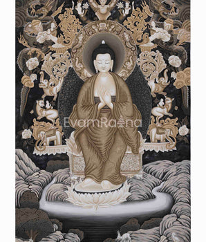 Buddha Shakyamuni Thangka Print 