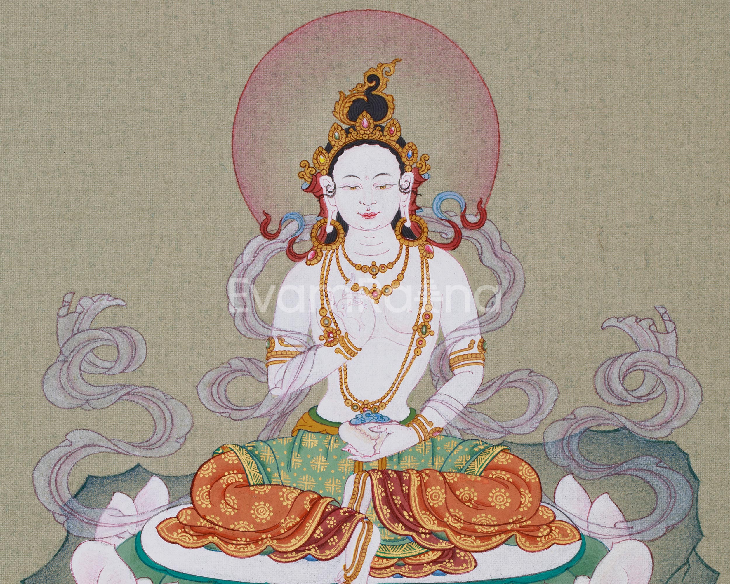 Consort of Guru Rinpoche, Yeshe Tsogyal Thangka | Embodying Wisdom and Compassion