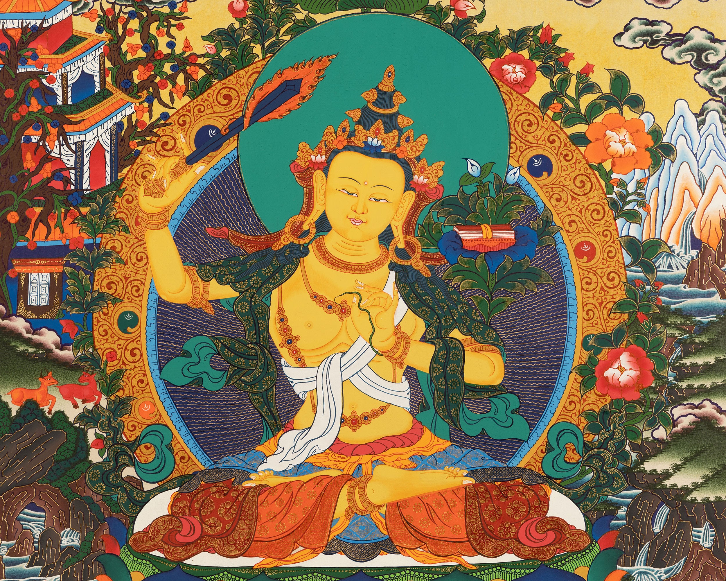 Manjushri, Bodhisattva Of Wisdom | Embodiment of Clarity and Insight