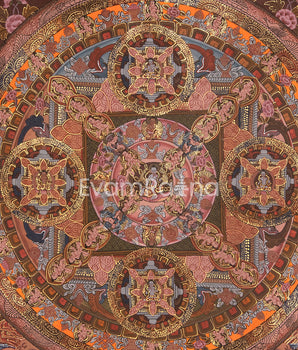 Buddhist Deity Mandala Thangka | A Gateway to Inner Awakening