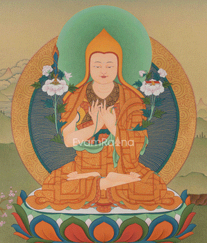 Tsongkhapa Canvas Print | Spiritual Teacher and Protector of the Dharma