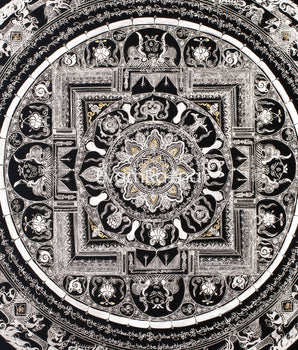 Spiritual Mantra Mandala Painting | Tibetan Wall Hangings