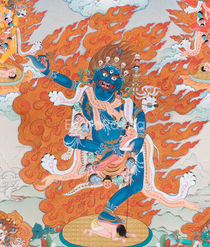 Troma Nagmo Thangka Print | Wrathful Dakini of Ultimate Transformation