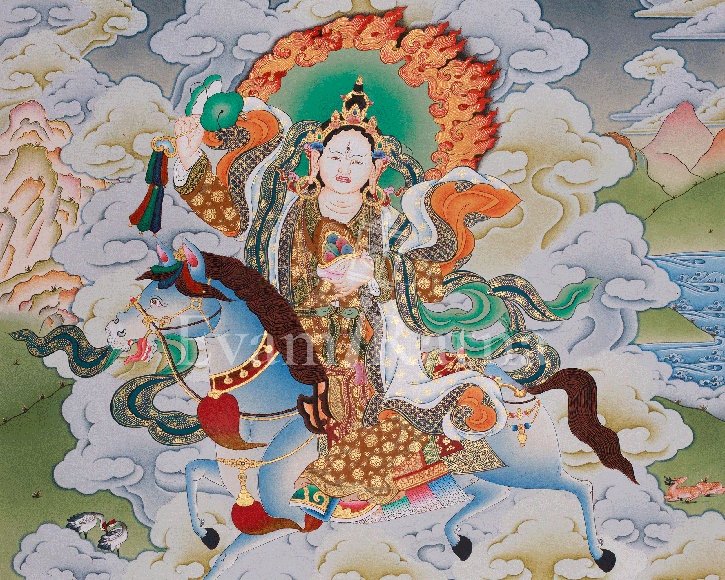 Achi Chokyi Drolma Art | Dharma Protector | Divine Thangka
