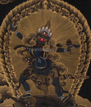 Fierce Ekajati Thangka Print | Goddess of Protection and Fearlessness
