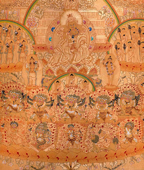 Refuge Tree Thangka Painting | Traditional Thangka art