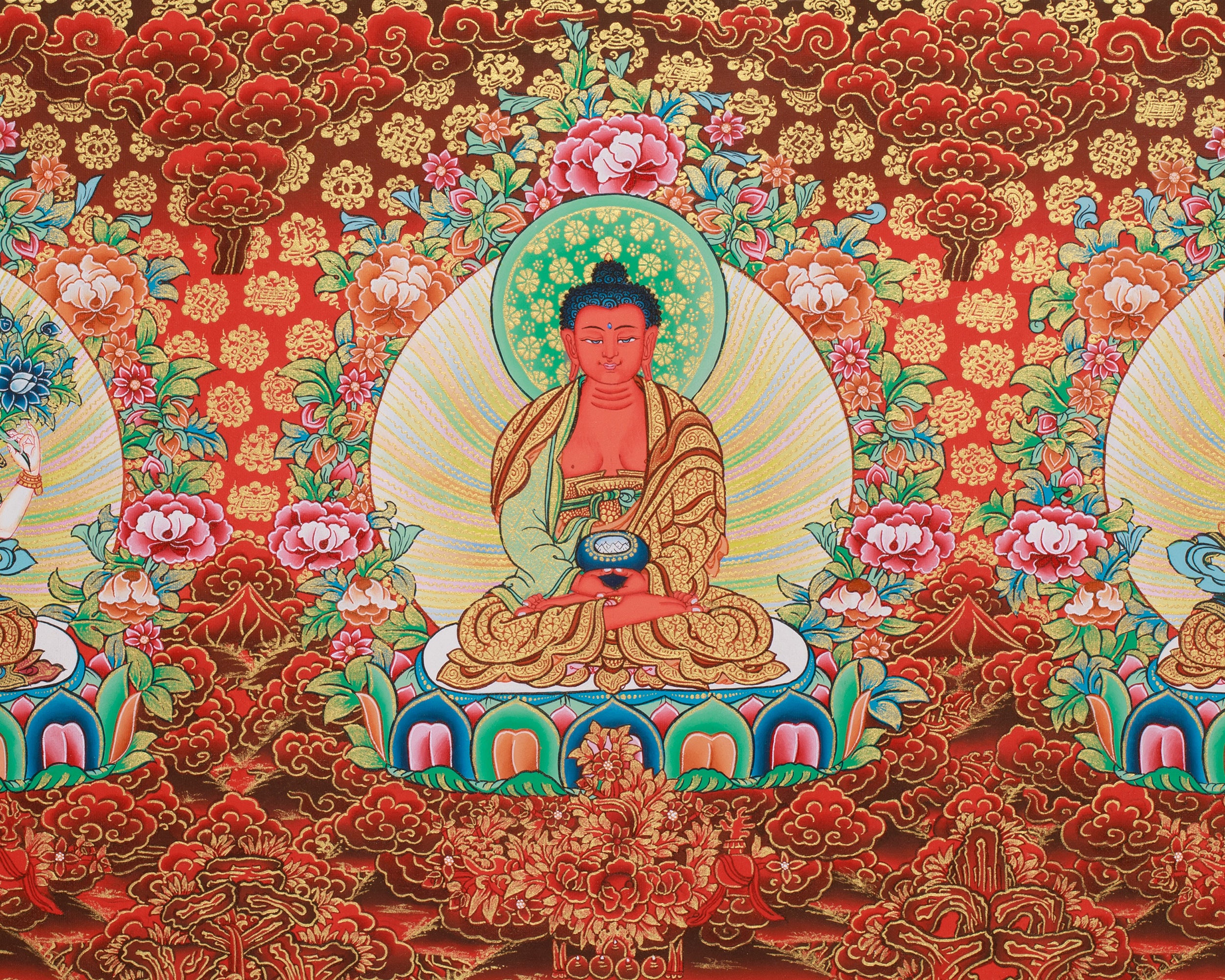 Three Paths to Enlightenment | Divine Union of Amitabha’s Light, Manjushri’s Wisdom, and Chenrezig’s Compassionate Grace