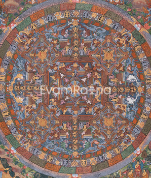 Shakyamuni Mandala Thangka | Symbol of Peace, Wisdom, & Enlightenment