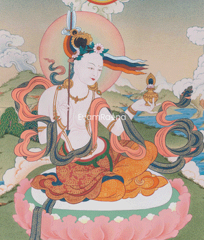 Mandarva Thangka Print | Wisdom Dakini | Digital Print