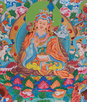 Guru Manifestations Thangka | Eight Forms of Padmasambhava