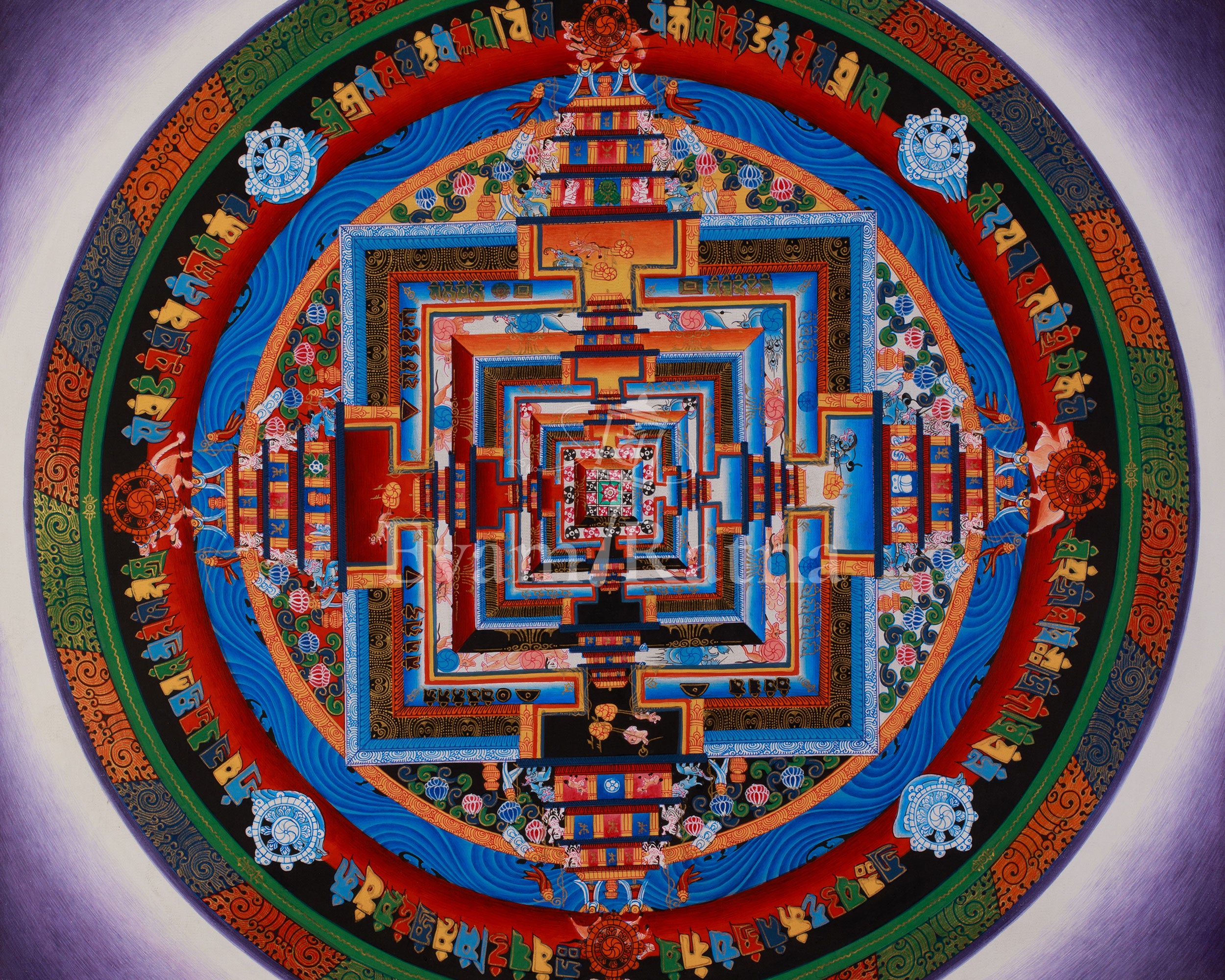 Kalachakra Mandala Traditional Art | A Sacred Symbol of Time, Wisdom, and Enlightenment