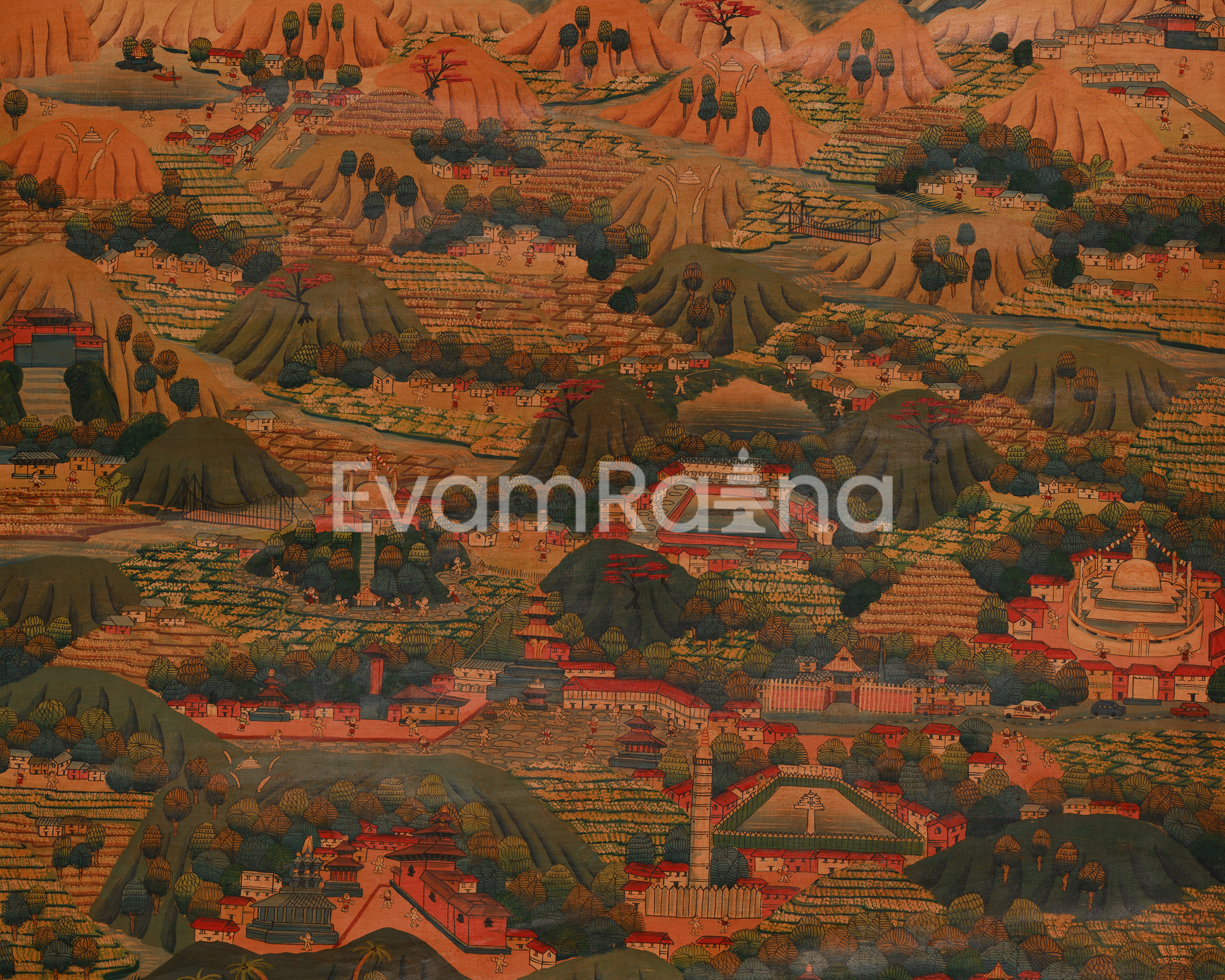 Thangka Of Kathmandu Valley | Traditional Buddhist Art | A Timeless Representation of Himalayan Buddhist Culture