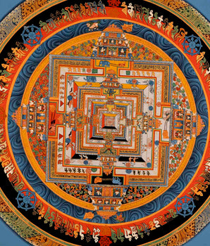 Kalachakra Mandala Tibetan Thangka | Zen Buddhism