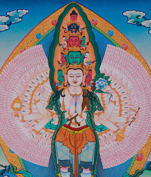 One Thousand Armed Avalokiteshvara Thangka | Compassionate Bodhisattva