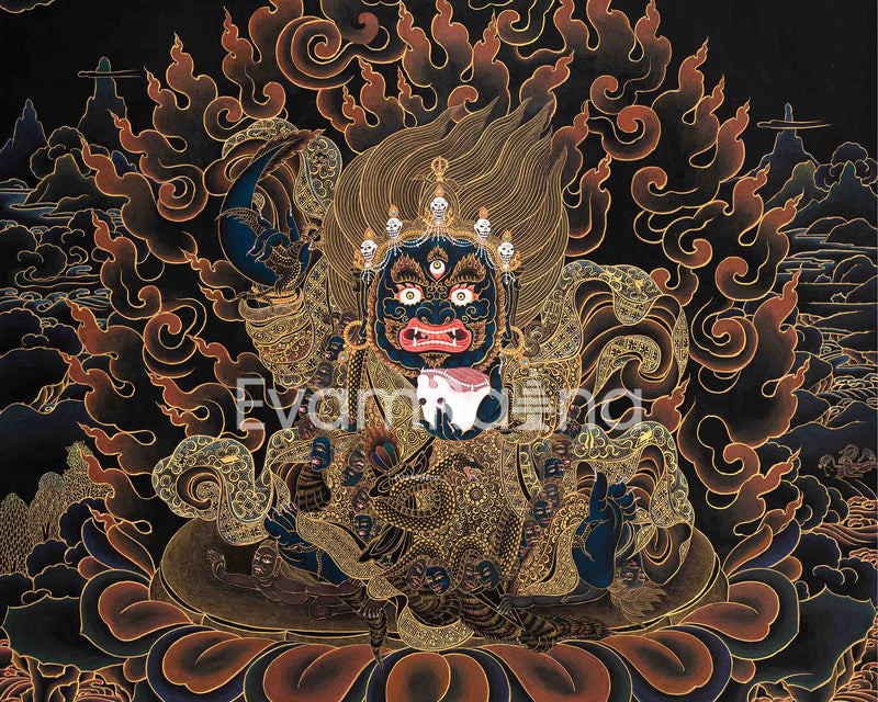 Mahakala Bernagchen Thangka | A Symbol of Protection and Power In Tibetan Buddhism