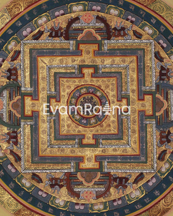 Kalachakra Spiritual Mandala Art 