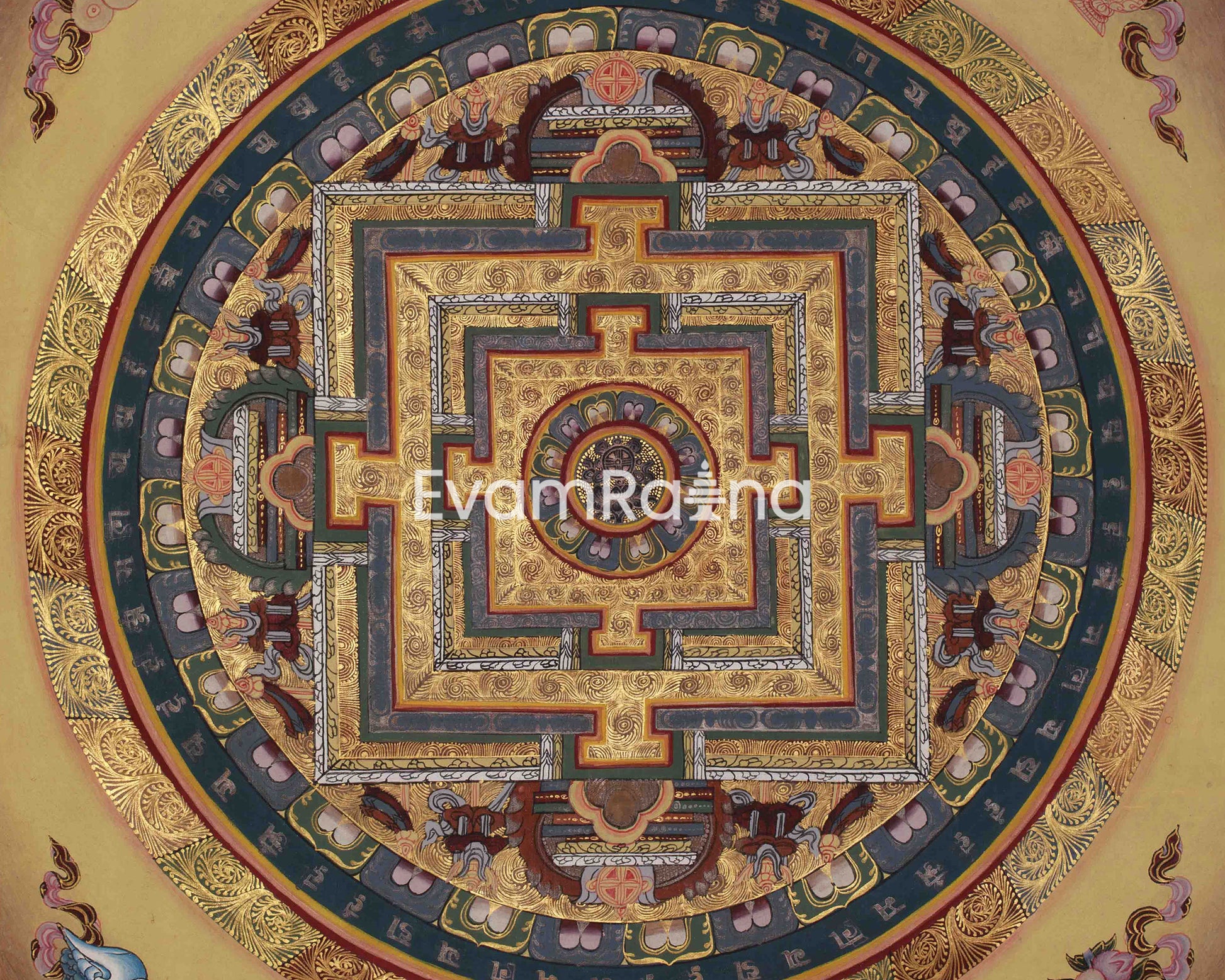 Kalachakra Spiritual Mandala Art 