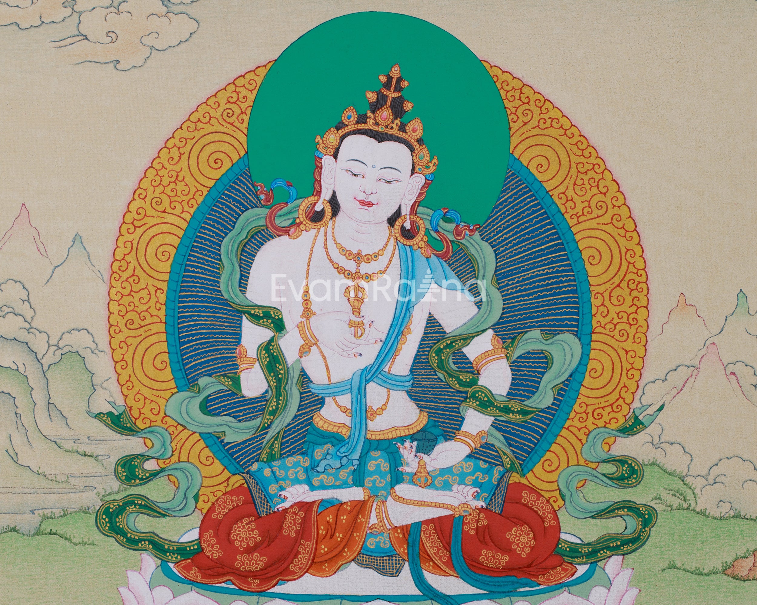 Dorje Sempa, Buddha of Purification | Tibetan Vajrasattva Thangka