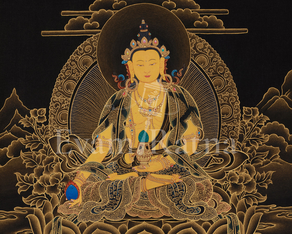 Kshitigarbha Bodhisattva of Compassion Thangka | Himalayan Art