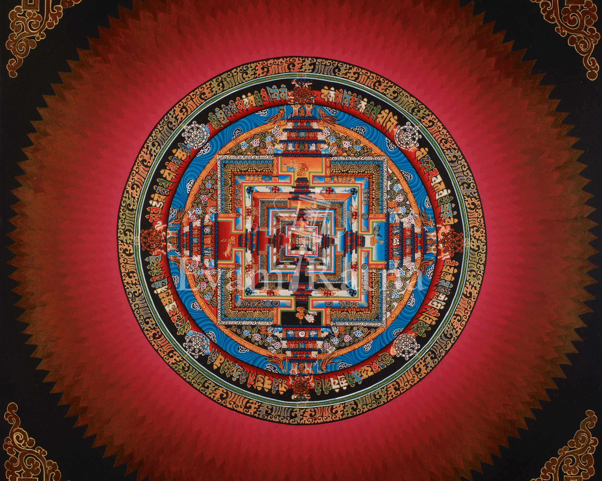 Divine Artwork of Kalachakra Mandala | Symbolizing the Wheel of Time