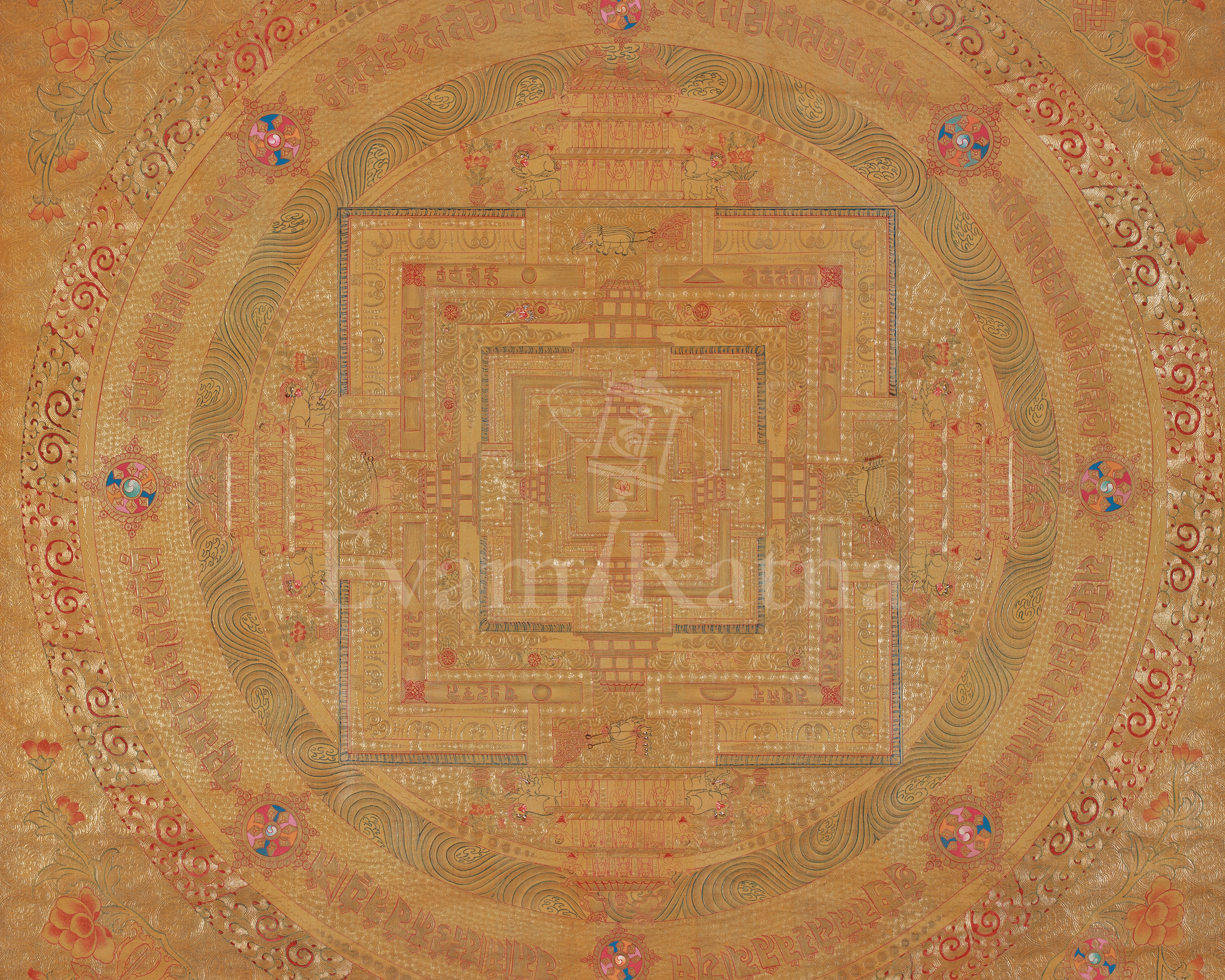 Spiritual Buddhist Kalachakra Mandala | Meditation, Harmony, and Enlightened Wisdom