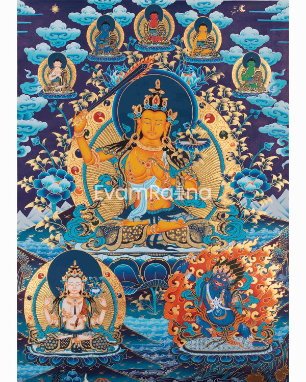 Manjushri Bodhisattva Print 