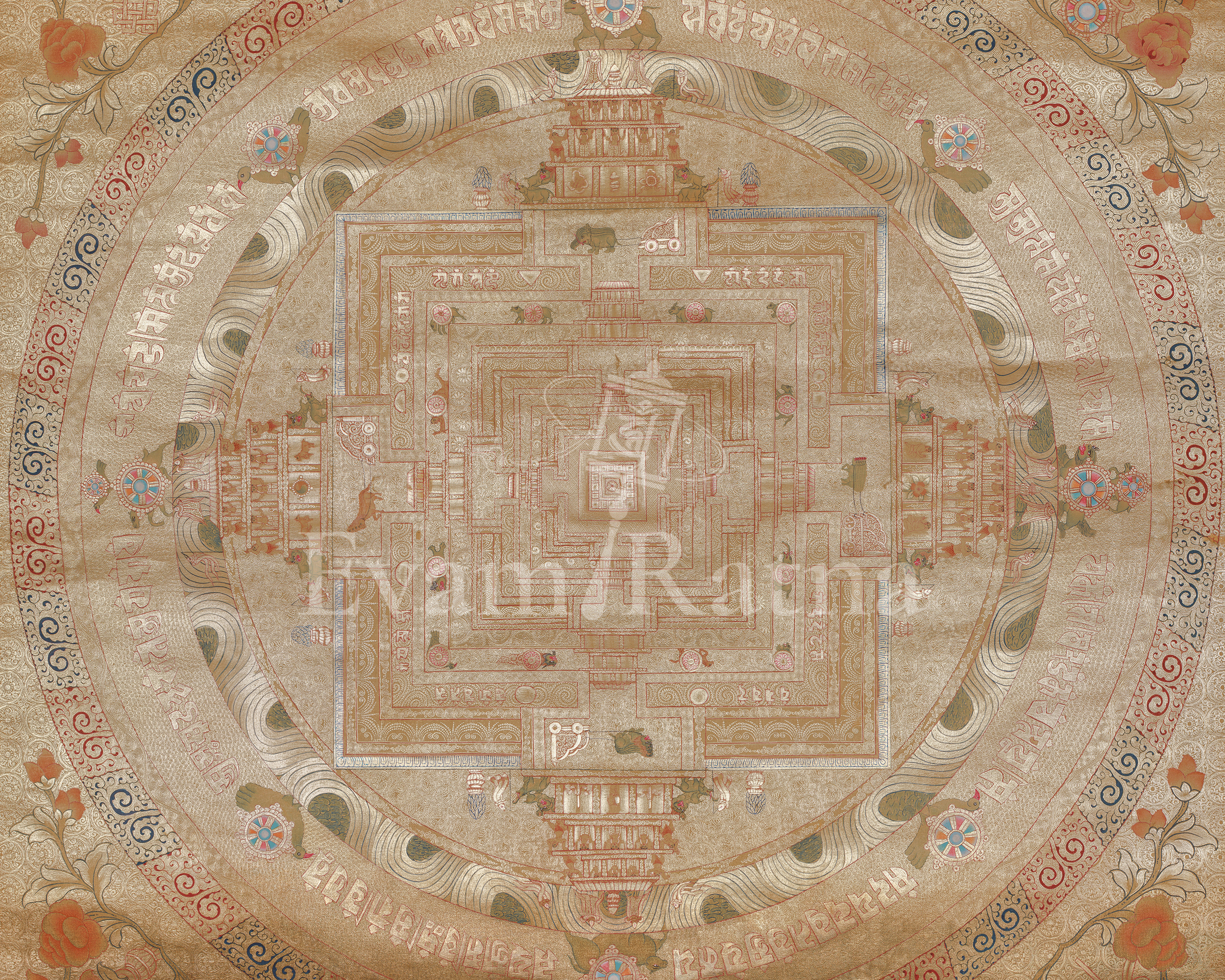Kalachakra Mandala Himalayan Artwork | Representation of Spiritual Awakening