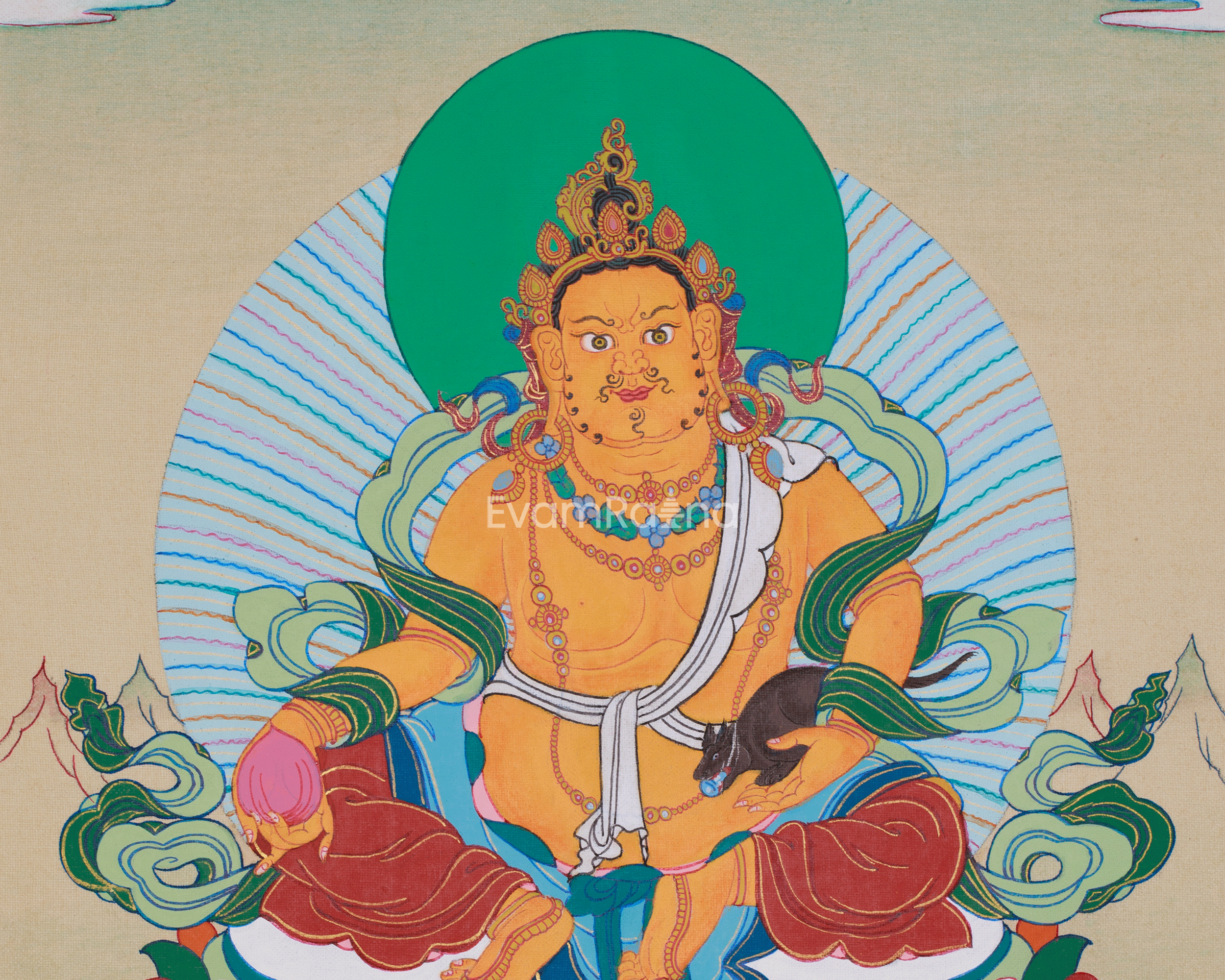 Yellow Jambhala — The Buddha of Prosperity and Abundance